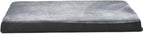 Grey Cooling Gel Memory Foam Dog Bed with U-Shaped Bolsters – 35 × 22 Inches