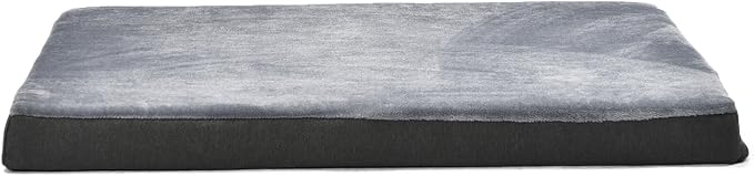Large Orthopedic Memory Foam Dog Bed with Waterproof Washable Cover – Grey