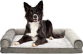 Large Orthopedic Foam Dog Bed with U-Shaped Bolsters – 36 × 27 Inches