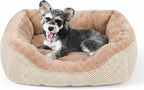 Plush Orthopedic Dog Bed with Raised Sides and Anti-Slip Base