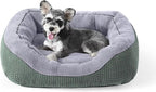 Plush Orthopedic Dog Bed with Raised Sides and Anti-Slip Base