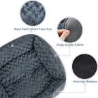 Small Orthopedic Rectangle Pet Bed with Raised Bolsters – 20 × 19 Inches