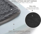 Large Orthopedic Memory Foam Dog Bed with Waterproof Washable Cover – Grey